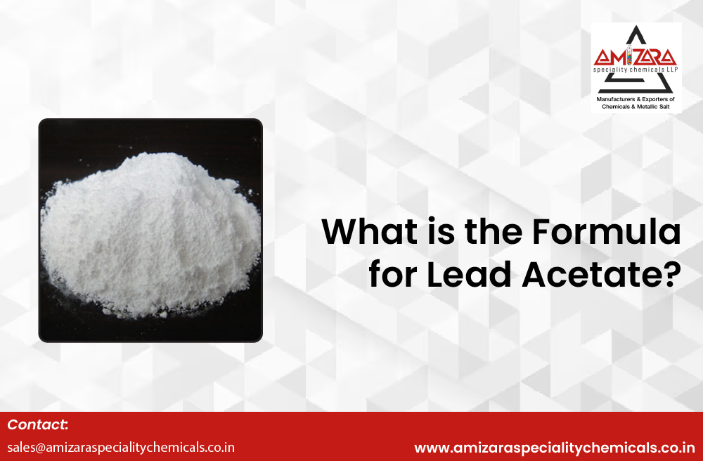 what is lead acetate -formula
